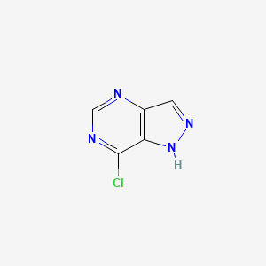 Chemical structure of 7-Chloro-1H-pyrazolo[4,3-d]pyrimidine