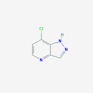 Chemical structure of 7-Chloro-1H-pyrazolo[4,3-b]pyridine