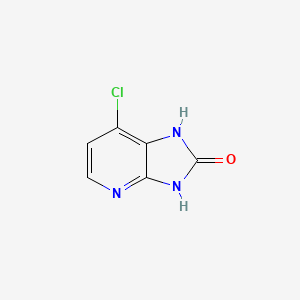 Chemical structure of 7-Chloro-1H-imidazo[4,5-b]pyridin-2(3H)-one