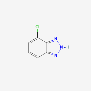 Chemical structure of 4-chloro-1H-1,2,3-benzotriazole