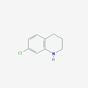 Chemical structure of 7-Chloro-1,2,3,4-tetrahydroquinoline