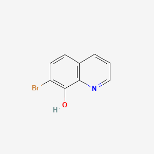 Chemical structure of 7-Bromoquinolin-8-ol