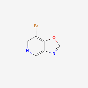 Chemical structure of 7-Bromooxazolo[4,5-c]pyridine