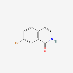 Chemical structure of 7-bromoisoquinolin-1-ol
