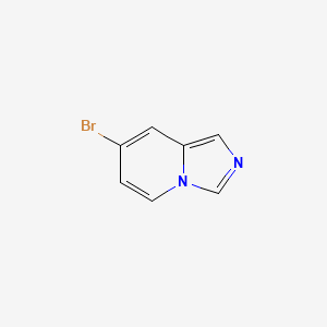 Chemical structure of 7-Bromoimidazo[1,5-a]pyridine