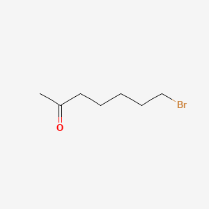 Chemical structure of 7-Bromoheptan-2-one
