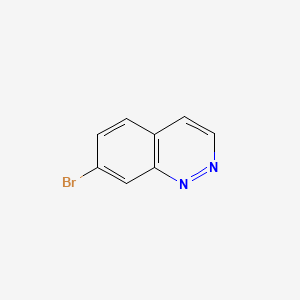 Chemical structure of 7-Bromocinnoline