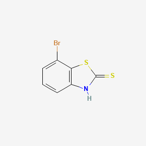 Chemical structure of 7-Bromobenzo[d]thiazole-2-thiol