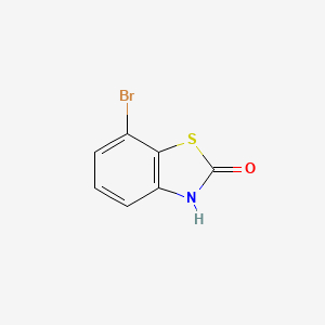 Chemical structure of 7-BroMobenzo[d]thiazol-2(3H)-one