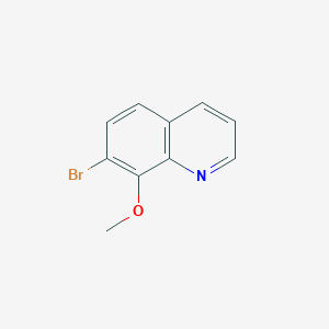 Chemical structure of 7-Bromo-8-methoxyquinoline