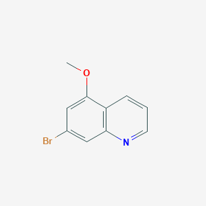 Chemical structure of 7-Bromo-5-methoxyquinoline