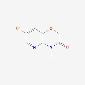 Chemical structure of 7-Bromo-4-Methyl-4H-Pyrido[3,2-B][1,4]Oxazin-3-One