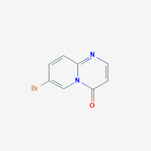 Chemical structure of 7-Bromo-4H-pyrido[1,2-a]pyrimidin-4-one