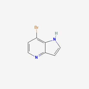 Chemical structure of 7-Bromo-4-azaindole