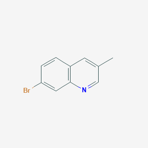 Chemical structure of 7-Bromo-3-methylquinoline