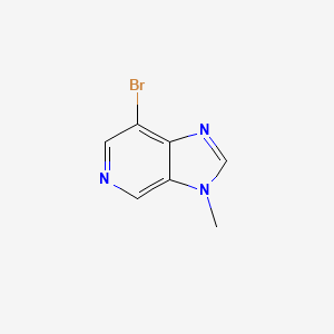 Chemical structure of 7-Bromo-3-methyl-3H-imidazo[4,5-c]pyridine