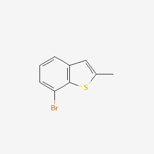 Chemical structure of 7-Bromo-2-methylbenzo[b]thiophene