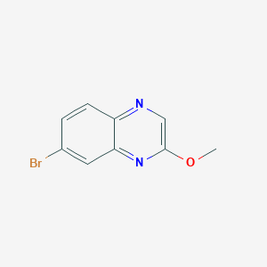 Chemical structure of 7-Bromo-2-methoxyquinoxaline