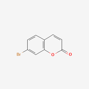 Chemical structure of 7-bromo-2H-1benzopyran-2-one