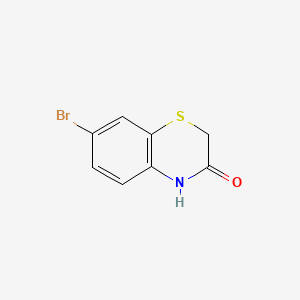 Chemical structure of 7-Bromo-2H-1,4-benzothiazin-3(4H)-one