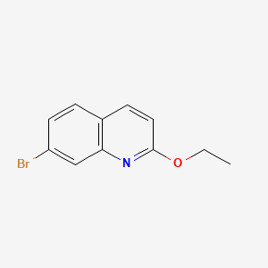 Chemical structure of 7-Bromo-2-ethoxyquinoline