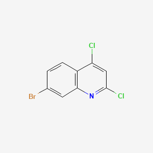Chemical structure of 7-Bromo-2,4-dichloroquinoline