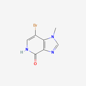 Chemical structure of 7-Bromo-1-methyl-1H-imidazo[4,5-c]pyridin-4(5H)-one