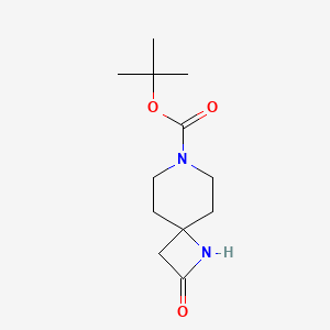 Chemical structure of 7-Boc-2-oxo-1,7-diaza-spiro[3.5]nonane