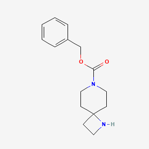 Chemical structure of 7-BOC-1,7-DIAZASPIRO[3.5]NONANE