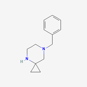 Chemical structure of 7-Benzyl-4,7-diazaspiro[2.5]octane