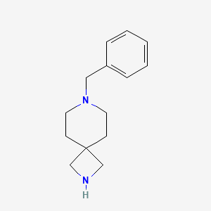 Chemical structure of 7-Benzyl-2,7-diazaspiro[3.5]nonane