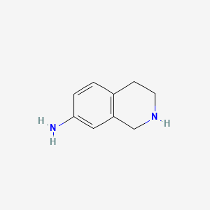 Chemical structure of 1,2,3,4-Tetrahydroisoquinolin-7-amine