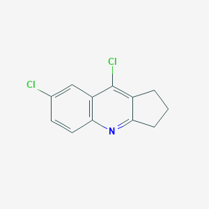 Chemical structure of 7,9-Dichloro-2,3-dihydro-1H-cyclopenta[b]quinoline