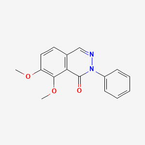 Chemical structure of 7,8-Dimethoxy-2-phenylphthalazin-1(2H)-one