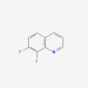Chemical structure of 7,8-Difluoroquinoline