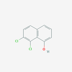Chemical structure of 7,8-Dichloronaphthalen-1-ol