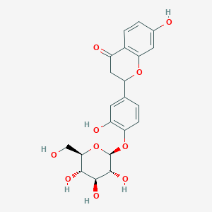 Chemical structure of 3'-Hydroxyliquiritin