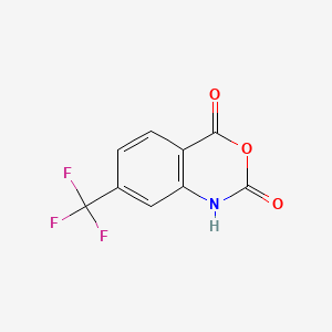 Chemical structure of 7-(Trifluoromethyl)-1H-benzo[d][1,3]oxazine-2,4-dione