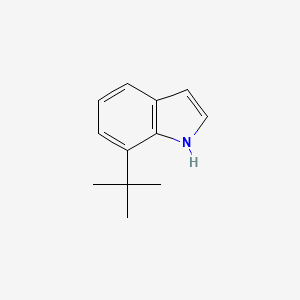 Chemical structure of 7-(tert-Butyl)-1H-indole