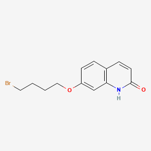 Chemical structure of 7-(4-Bromobutoxy)quinolin-2(1H)-one