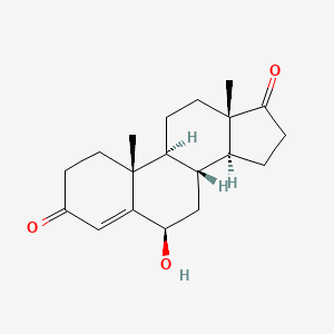 Chemical structure of 6beta-Hydroxyandrostenedione
