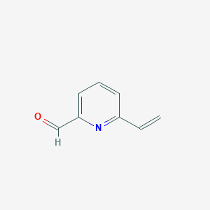 Chemical structure of 6-Vinylpicolinaldehyde