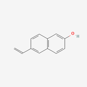 Chemical structure of 6-Vinylnaphthalen-2-ol