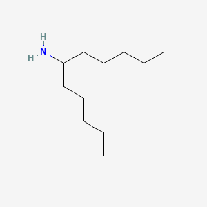 Chemical structure of 6-Undecanamine