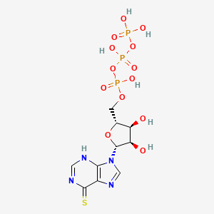 Chemical structure of 6-Thioinosine 5'-Triphosphate