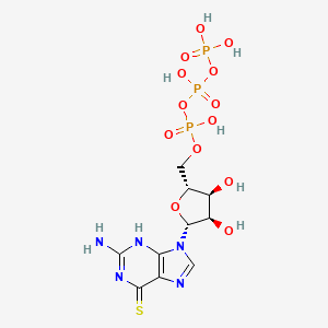 Chemical structure of 6-Thioguanosine Triphosphate Triethylamine Salt