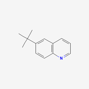 Chemical structure of 6-tert-Butylquinoline