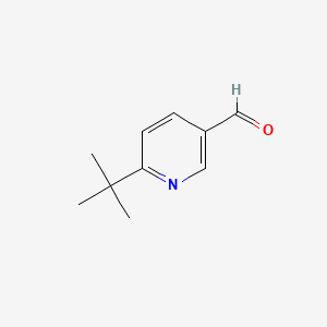 Chemical structure of 6-TERT-BUTYL-3-FORMYLPYRIDINE