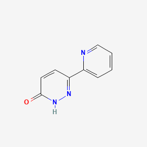 Chemical structure of 6-Pyridin-2-ylpyridazin-3-ol