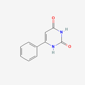 Chemical structure of 6-Phenyluracil
